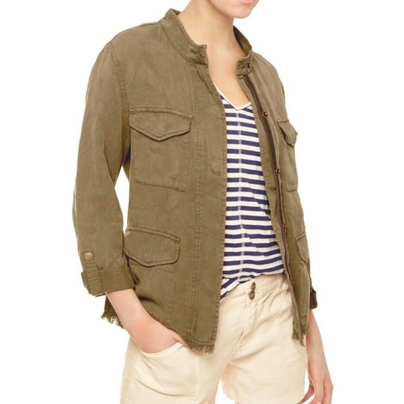 Sanctuary Lightweight Army Green Cargo Jacket - Picture 2 of 10